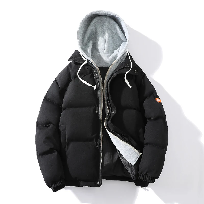 Herren Gepolsterte Layering-Winterjacke mit integriertem Kapuzen-Sweatlayer Nord Taschen