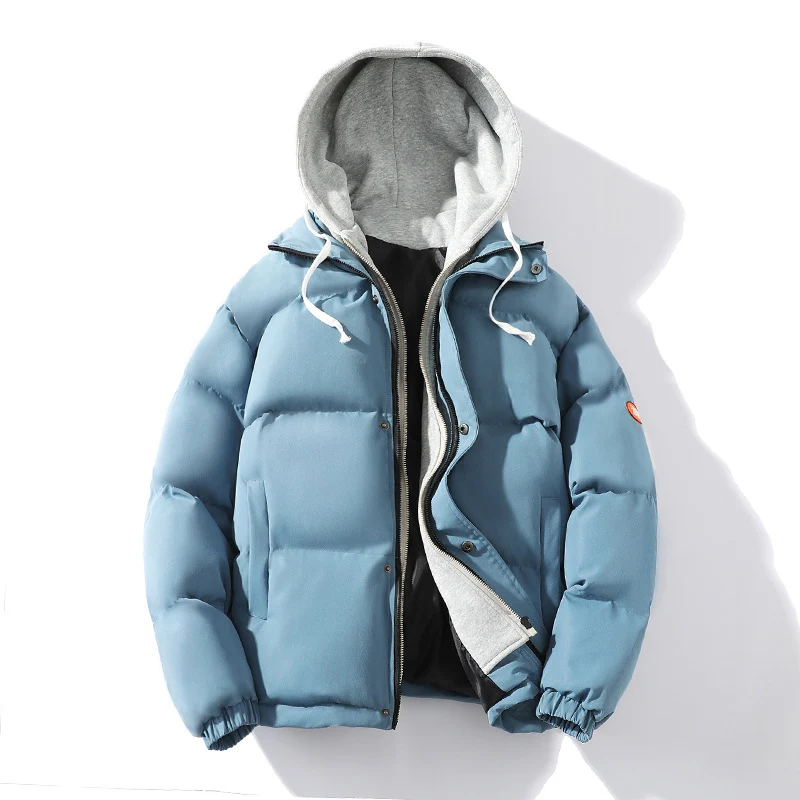 Herren Gepolsterte Layering-Winterjacke mit integriertem Kapuzen-Sweatlayer Nord Taschen
