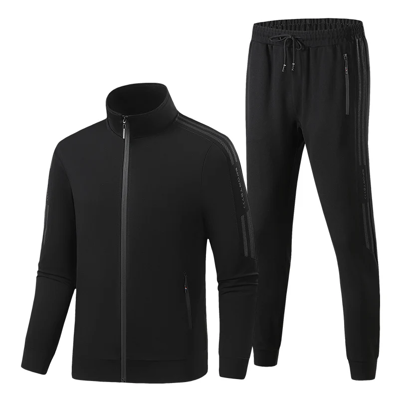 Herren Funktions-Trainingsanzug-Set mit Reißverschlussjacke und elastischer Jogginghose Nord Taschen