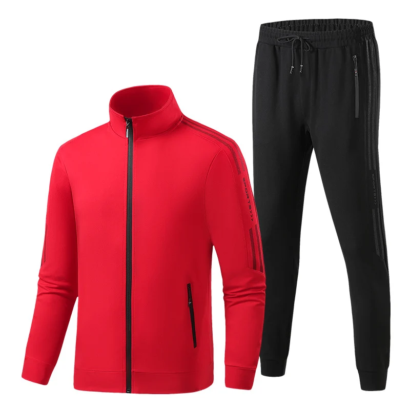 Herren Funktions-Trainingsanzug-Set mit Reißverschlussjacke und elastischer Jogginghose Nord Taschen