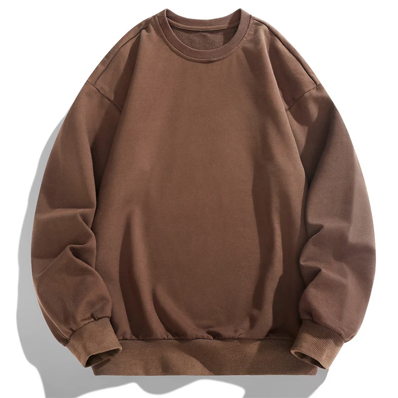 Herren Oversize Rundhals-Sweatshirt mit Rippbündchen und dropped-shoulder Schnitt Nord Taschen