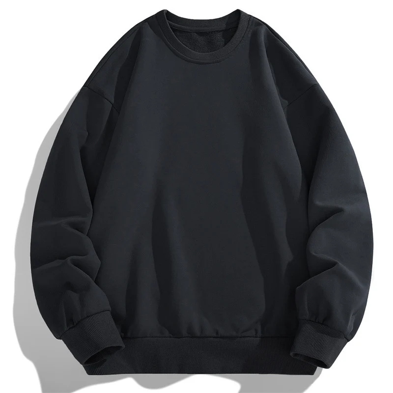 Herren Oversize Rundhals-Sweatshirt mit Rippbündchen und dropped-shoulder Schnitt Nord Taschen