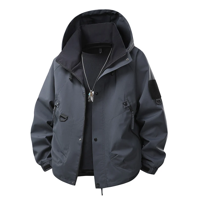 Herren Outdoor-Softshelljacke mit wasserabweisender Membran, vielseitigen Utility-Taschen und verstellbaren Bündchen Nord Taschen