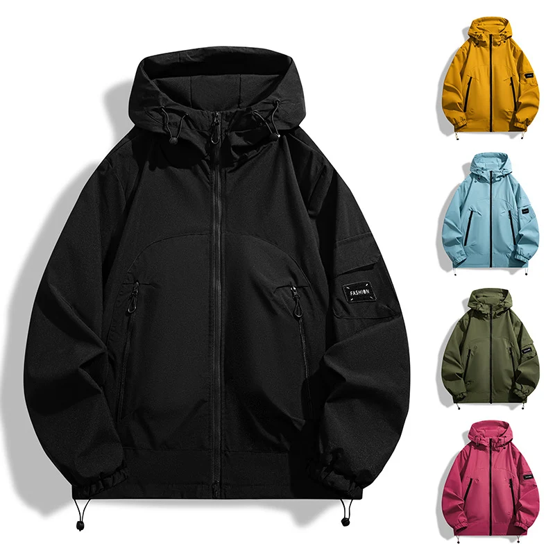 Herren Moderner Allwetter-Hoodie mit Wind- und Wasserabweisender Membran Nord Taschen