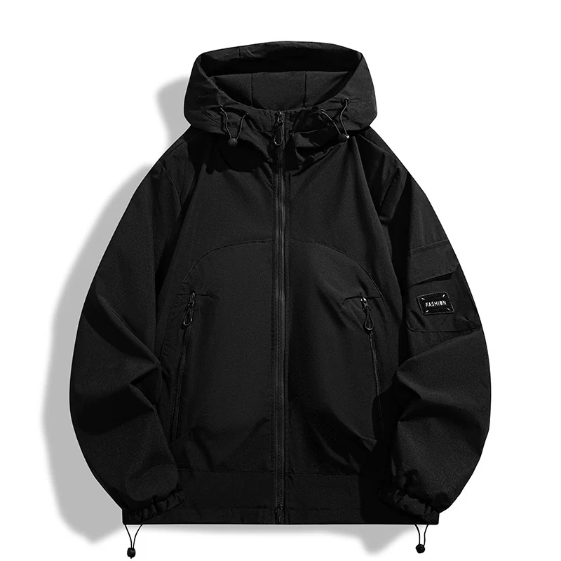 Herren Moderner Allwetter-Hoodie mit Wind- und Wasserabweisender Membran Nord Taschen