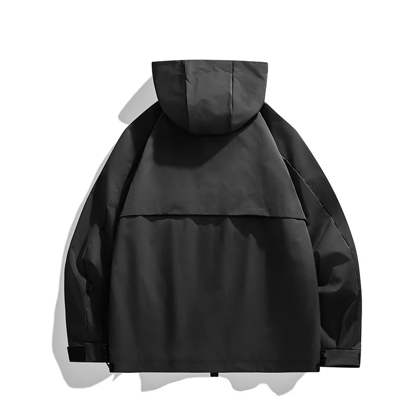 Herren Technische Utility-Kapuzenjacke mit Multifunktionstaschen Nord Taschen