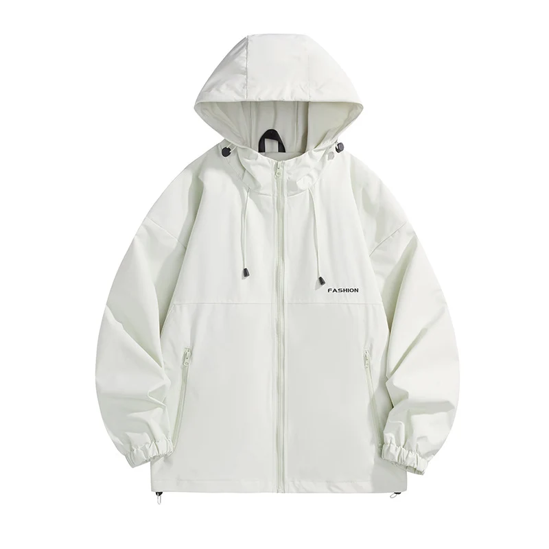 Herren Tech-Kapuzenwindbreaker mit verstellbarem Saum und wasserabweisender Membran Nord Taschen