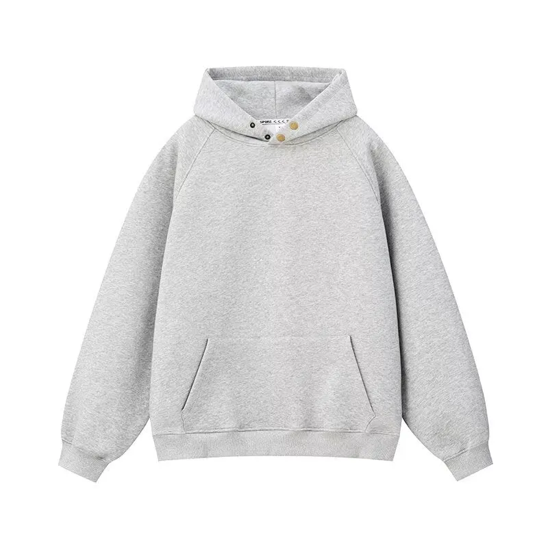 Unisex Gefütterter Oversized Kapuzenpullover mit Kängurutasche Nord Taschen