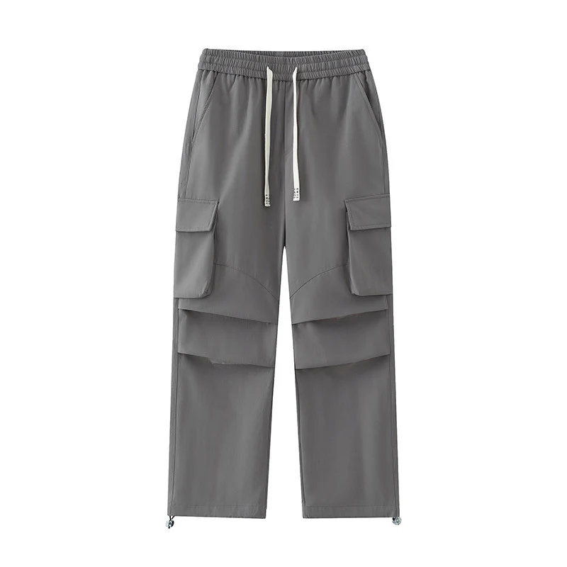 Herren Cargo-Hose mit elastischem Bund, Lagen‑Detail und Reißverschluss-Saum Nord Taschen