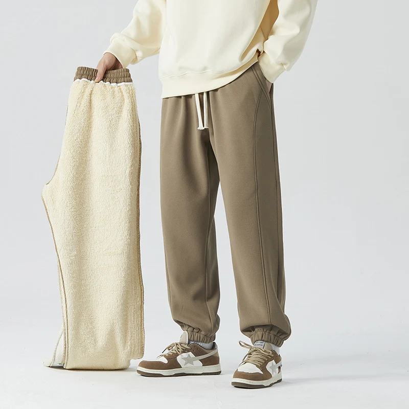 Herren Relaxed-Jogger mit elastischem Bund und abnehmbarem Teddyfutter Nord Taschen