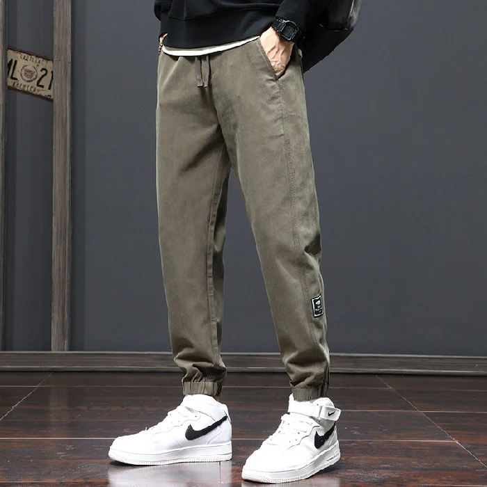 Herren Relaxed-Fit Joggerhose mit elastischem Bund, Kordelzug und Bündchen Nord Taschen