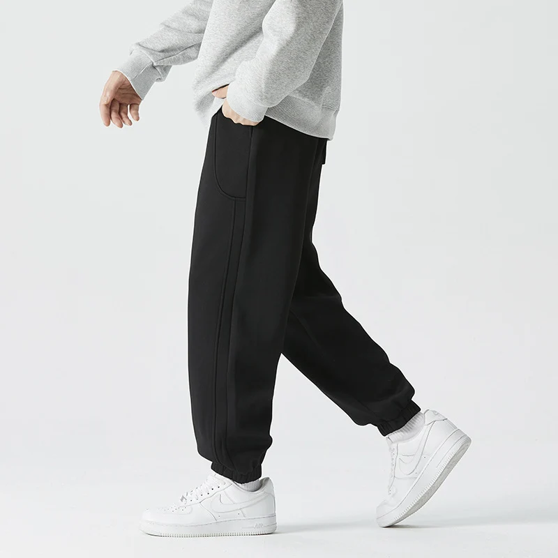 Herren Bequeme athletische Jogginghose mit Tunnelzug und elastischen Knöchelbündchen Nord Taschen