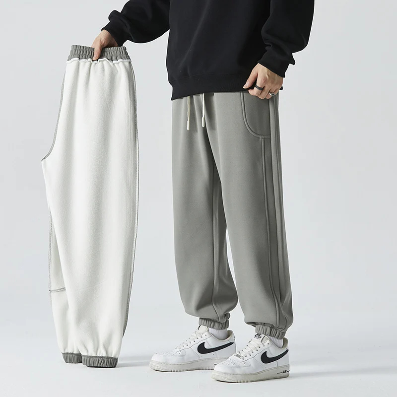 Herren Bequeme athletische Jogginghose mit Tunnelzug und elastischen Knöchelbündchen Nord Taschen