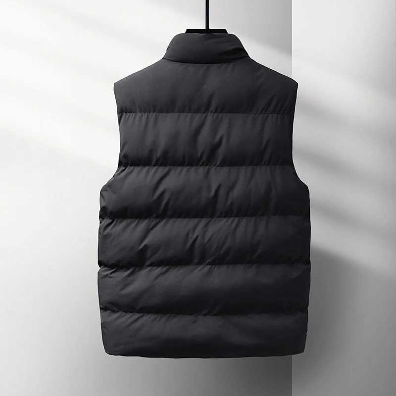 Herren Ärmellose Thermo‑Steppweste mit Stehkragen, winddichter Shell und Reißverschlusstaschen Nord Taschen
