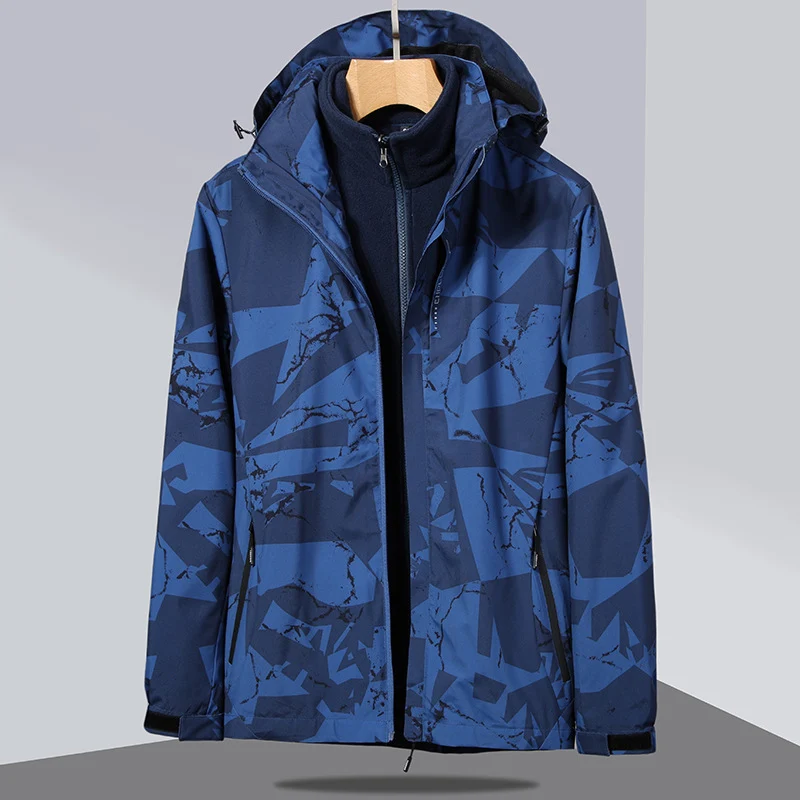 Damen zweilagige Softshelljacke mit abnehmbarer Fleece-Innenjacke und Kapuze Nord Taschen