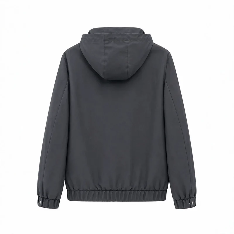Damen Leichte Kapuzen‑Windjacke mit wasserabweisender Beschichtung, Reißverschluss und elastischem Saum Nord Taschen