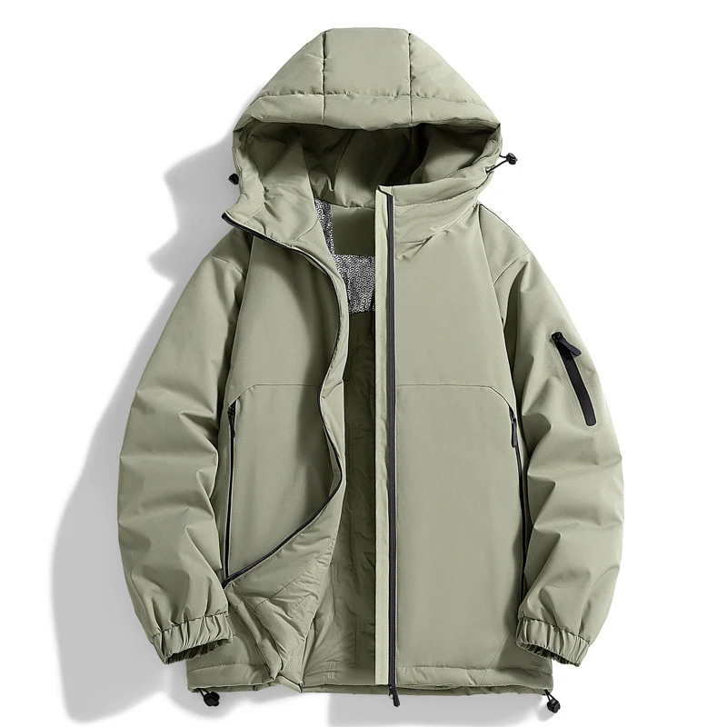 Unisex Warmer wasserabweisender Steppparka mit technischer Kapuze Nord Taschen
