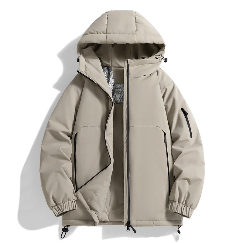 Unisex Warmer wasserabweisender Steppparka mit technischer Kapuze Nord Taschen
