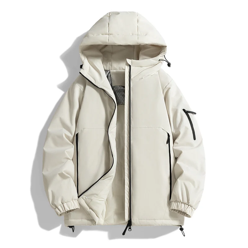 Unisex Warmer wasserabweisender Steppparka mit technischer Kapuze Nord Taschen