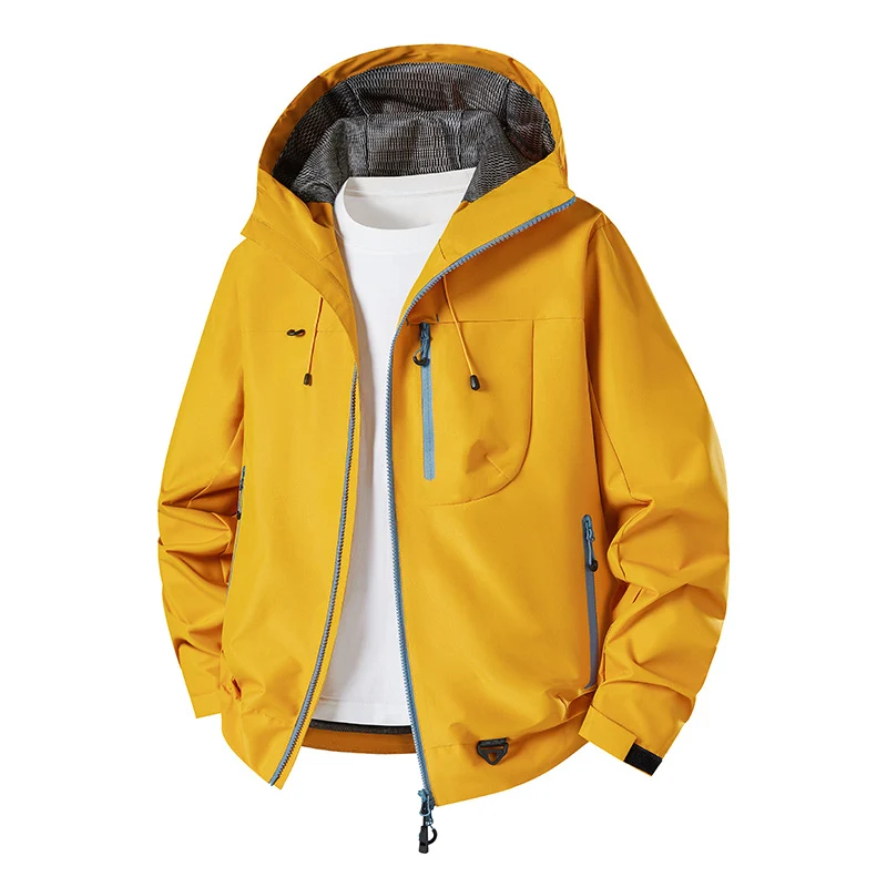 Herren Wasserabweisende technische Softshell-Jacke mit Kapuze, atmungsaktivem Mesh-Futter und Reißverschlusstaschen Nord Taschen