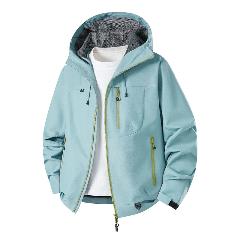 Herren Wasserabweisende technische Softshell-Jacke mit Kapuze, atmungsaktivem Mesh-Futter und Reißverschlusstaschen Nord Taschen