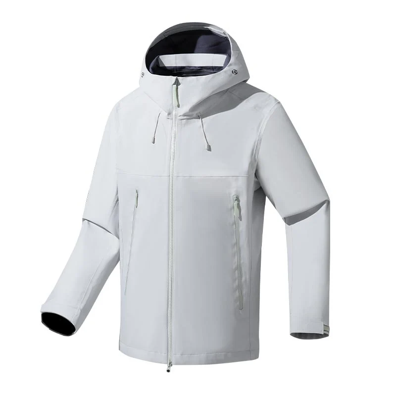 Herren wasser- und winddichte Softshell-Outdoorjacke mit verstellbarer Kapuze Nord Taschen