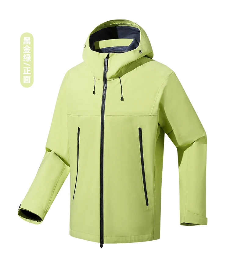 Herren wasser- und winddichte Softshell-Outdoorjacke mit verstellbarer Kapuze Nord Taschen