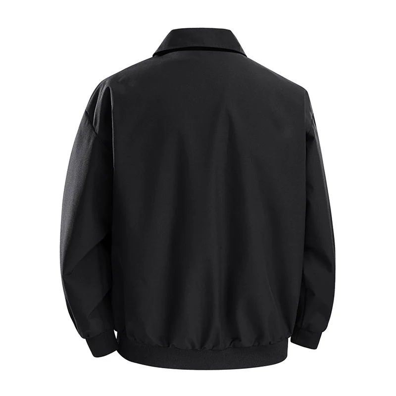 Herren Oversize-Utility-Coachjacke mit Reißverschluss, Druckknopfleiste und elastischen Bündchen Nord Taschen