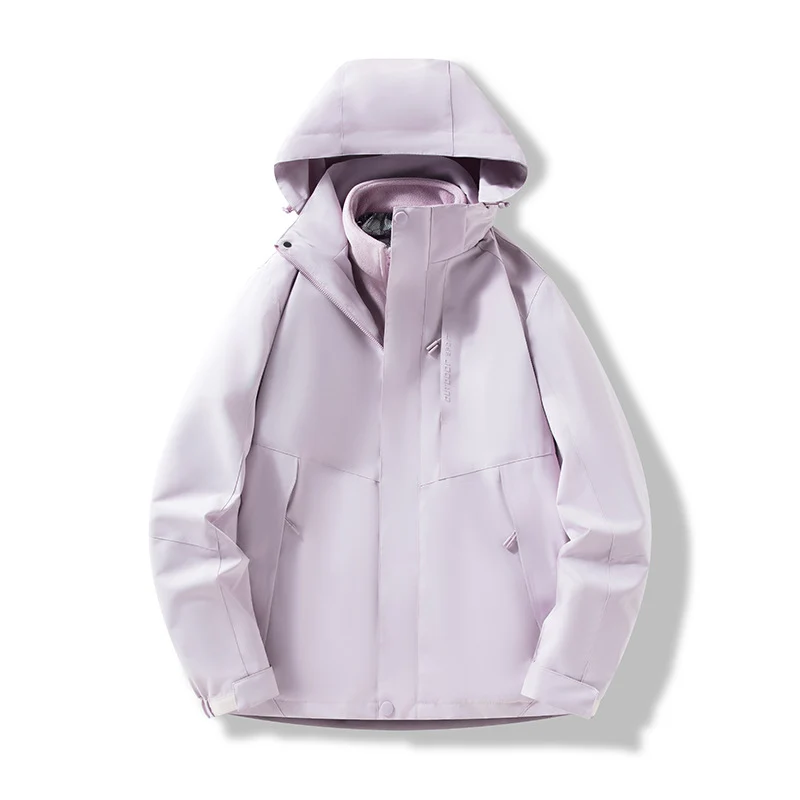 Herren Minimalistische City-Outdoorjacke mit verschweißten Nähten, verstellbarer Kapuze und Thermofutter Nord Taschen