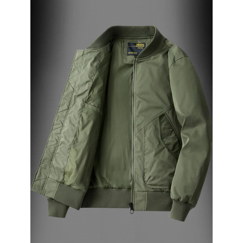 Herren Classic Bomberjacke im Utility-Look mit gesteppter Thermofütterung und Schrägeingrifftaschen Nord Taschen
