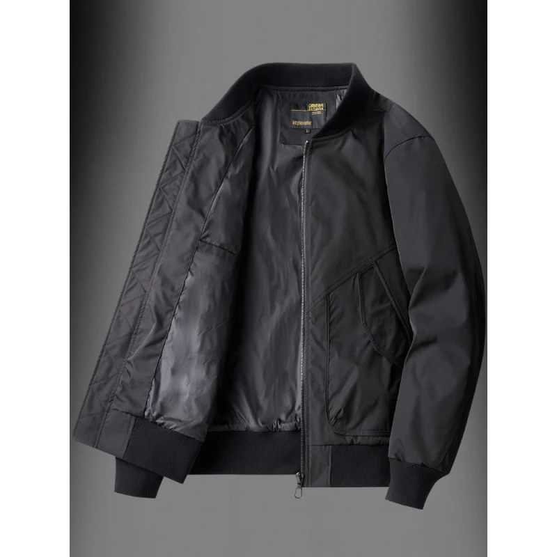 Herren Classic Bomberjacke im Utility-Look mit gesteppter Thermofütterung und Schrägeingrifftaschen Nord Taschen