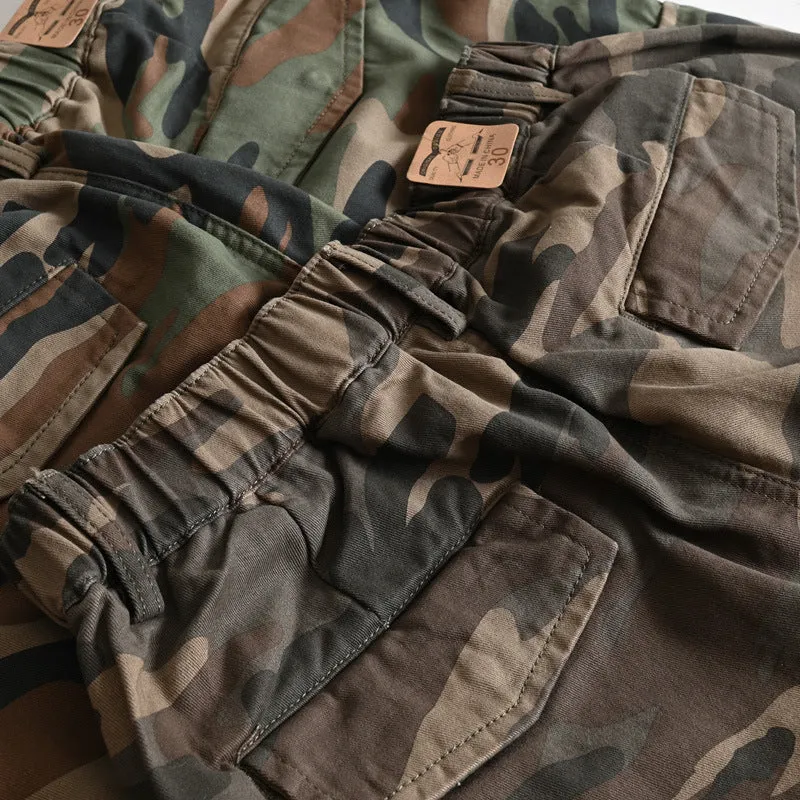 Herren Cargohose im Military-Look mit Mehrfachtaschen und geradem Schnitt Nord Taschen