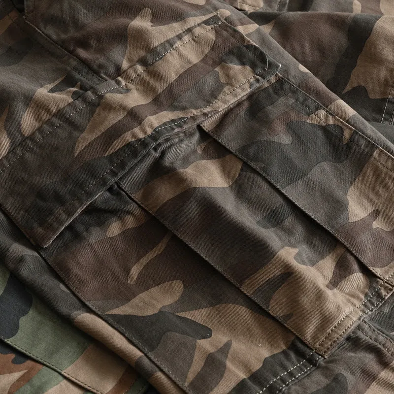 Herren Cargohose im Military-Look mit Mehrfachtaschen und geradem Schnitt Nord Taschen