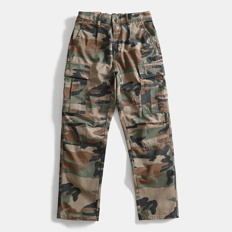 Herren Cargohose im Military-Look mit Mehrfachtaschen und geradem Schnitt Nord Taschen