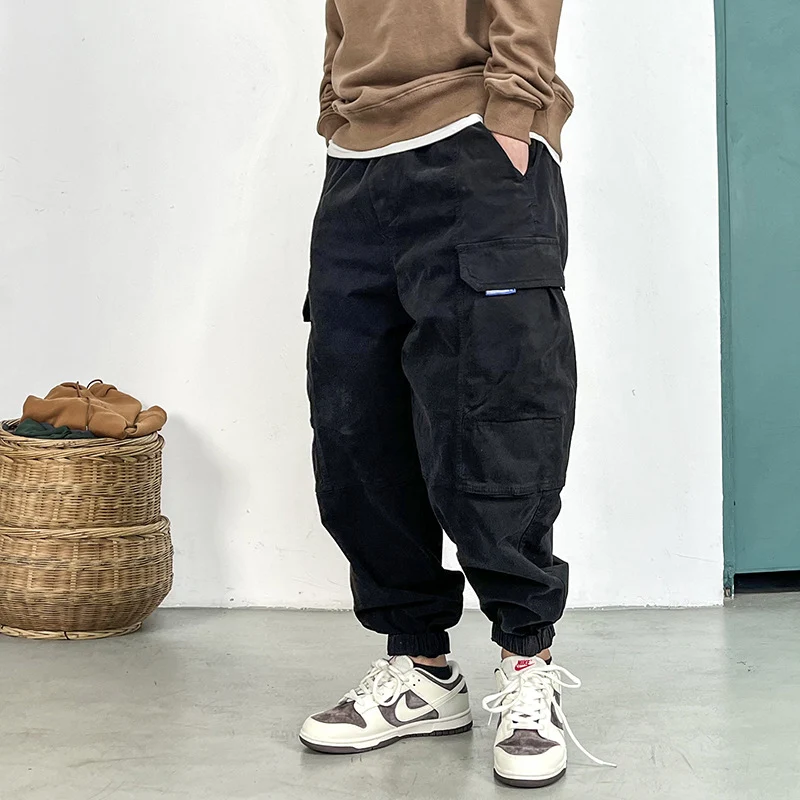 Herren Cargohose im Camouflage-Utility-Stil mit geradem Bein und robustem Canvas Nord Taschen