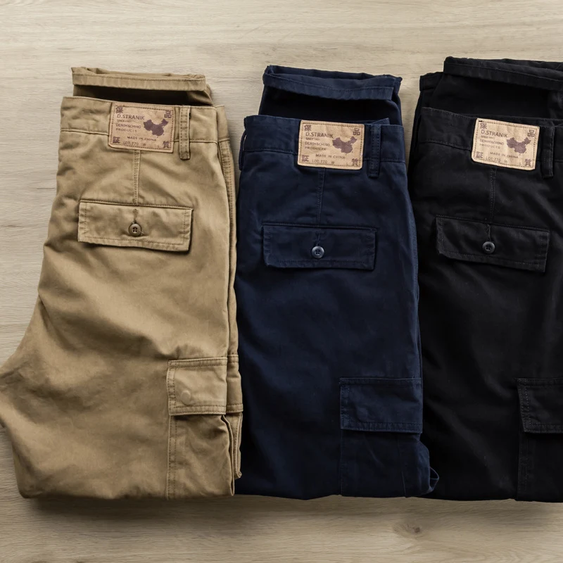 Herren Cargo-Hose mit taperter Passform, Utility-Taschen und verstärkten Nähten Nord Taschen