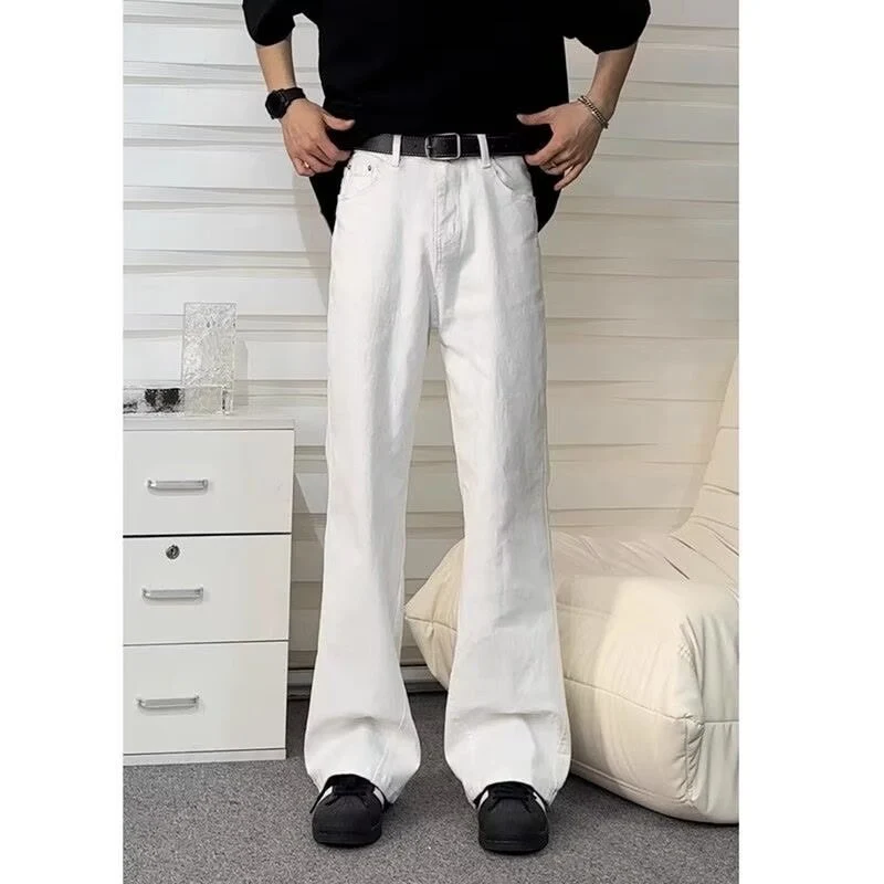 Herren Baumwollmix-Hose mit geradem Bein, lockerem Schnitt und tiefer Leibhöhe Nord Taschen