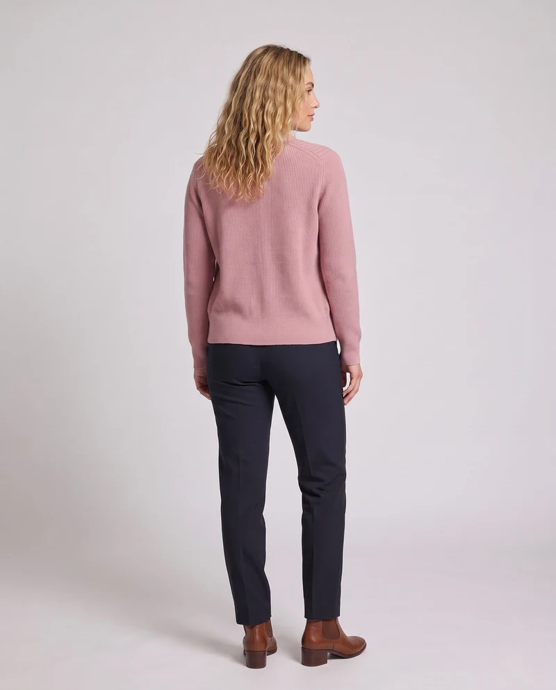 Damen Feinstrick-Cardigan mit V-Ausschnitt und goldenen Schmuckknöpfen Nord Taschen