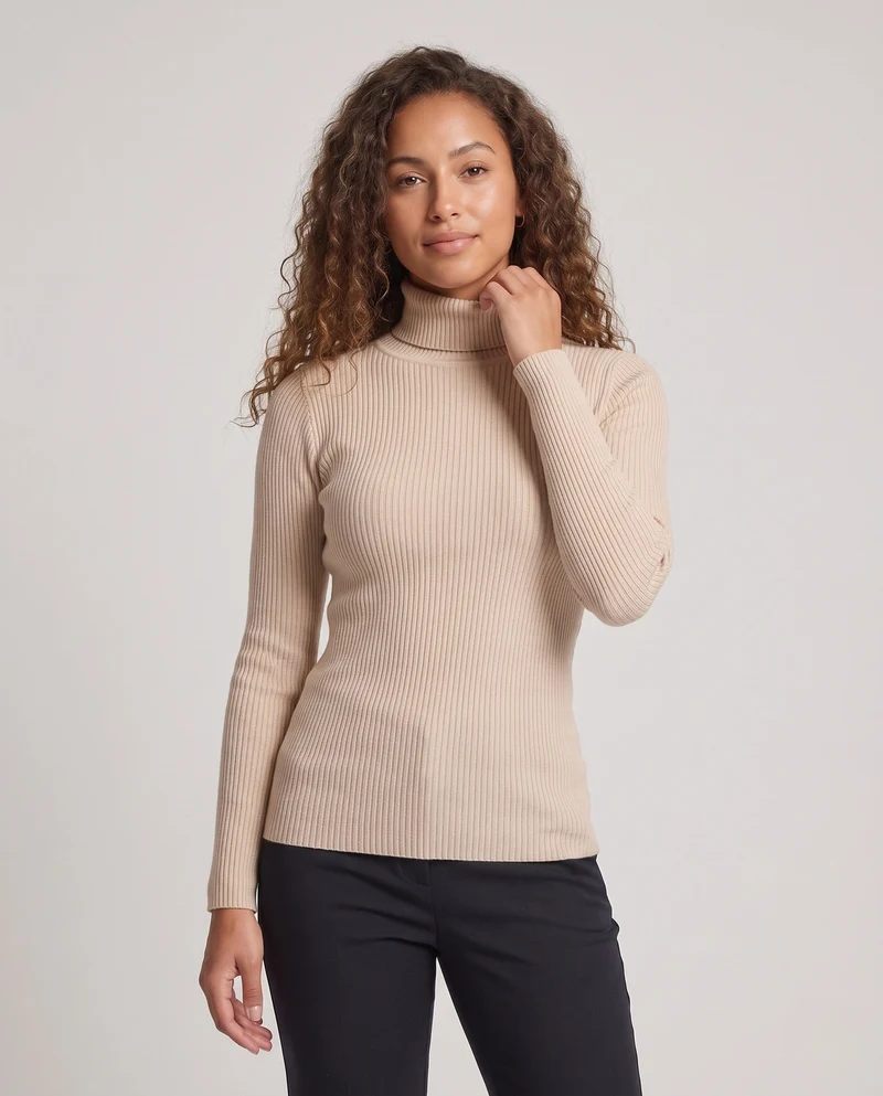 Damen Feinstrick-Cardigan mit V-Ausschnitt, Knopfleiste und gerippten Bündchen Nord Taschen