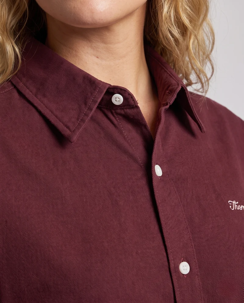 Damen Elegante und Weite Bluse Nord Taschen