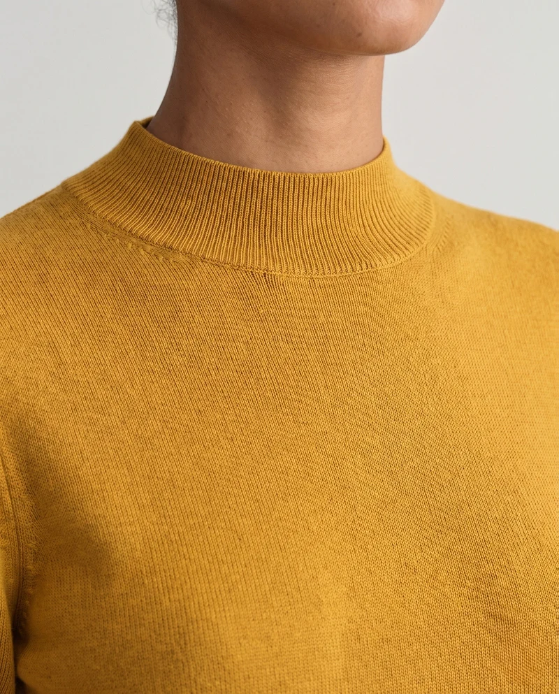 Damen Feiner Kaschmir‑Look Rollkragenpullover mit schmaler Passform Nord Taschen