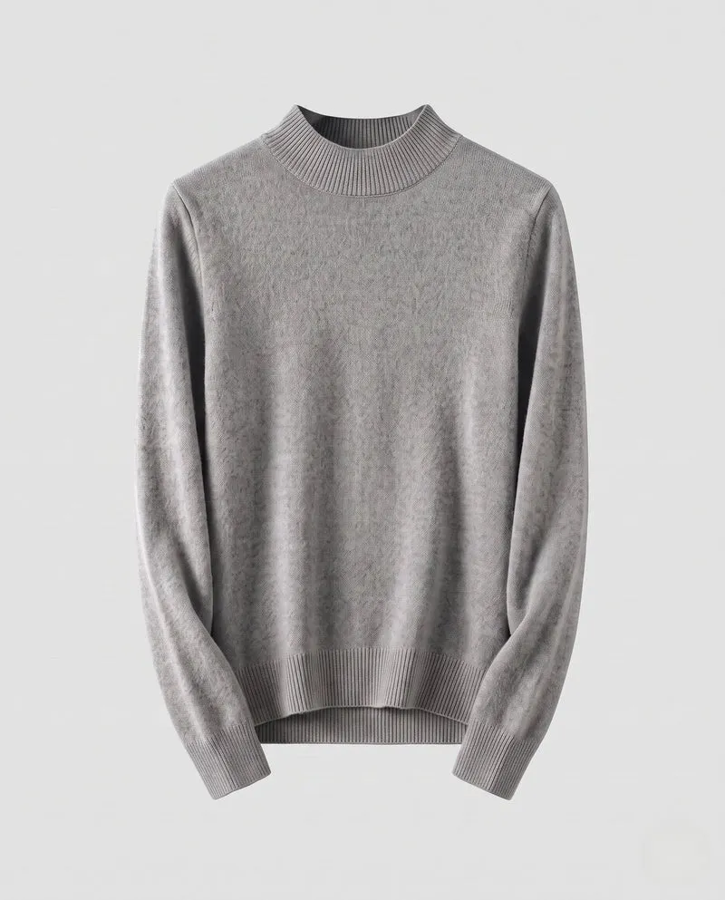 Damen Feiner Kaschmir‑Look Rollkragenpullover mit schmaler Passform Nord Taschen