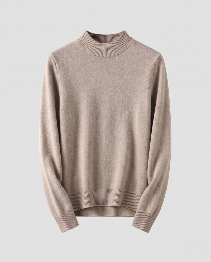 Damen Feiner Kaschmir‑Look Rollkragenpullover mit schmaler Passform Nord Taschen