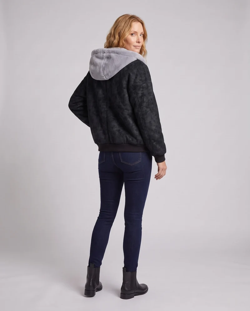 Frauen Bequemer und Stilvoller Hoodie Nord Taschen