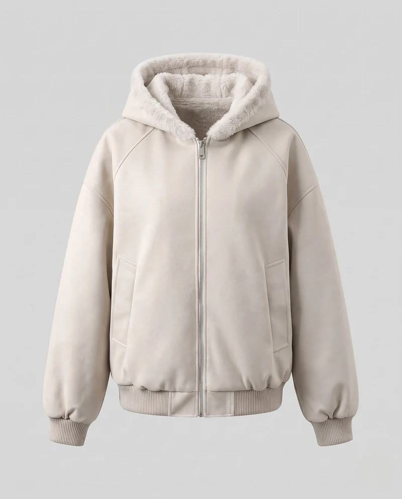 Frauen Bequemer und Stilvoller Hoodie Nord Taschen