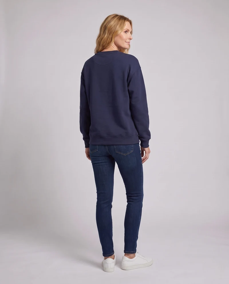 Damen Gemütlicher Sweatshirt mit Kopfhörer Design Nord Taschen