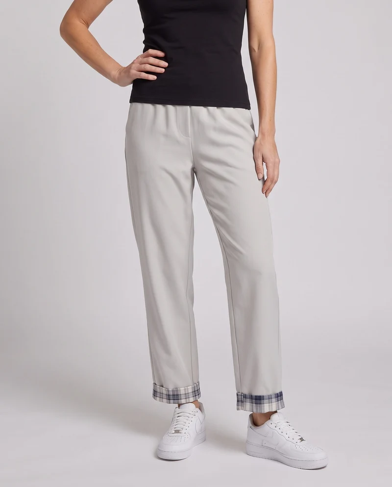 Damen Freizeit-Hose mit Muster Nord Taschen
