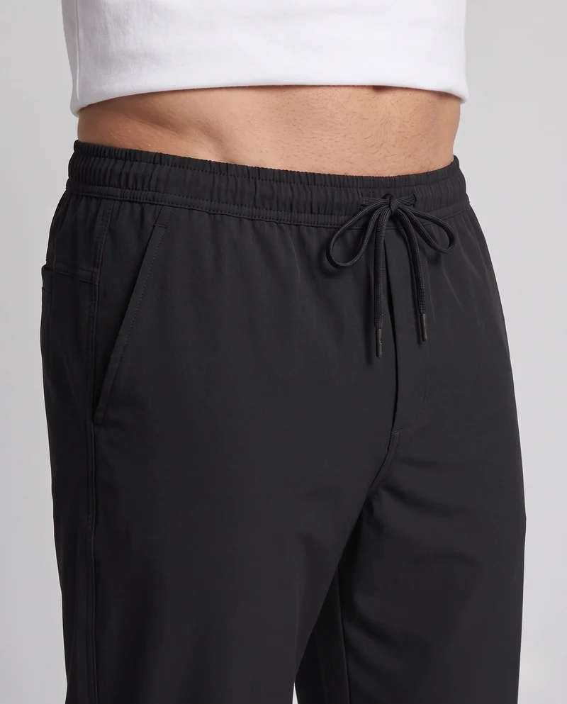 Herren Weite Lounge‑Hose mit Tunnelzugbund, geradem Bein und Eingrifftaschen Nord Taschen