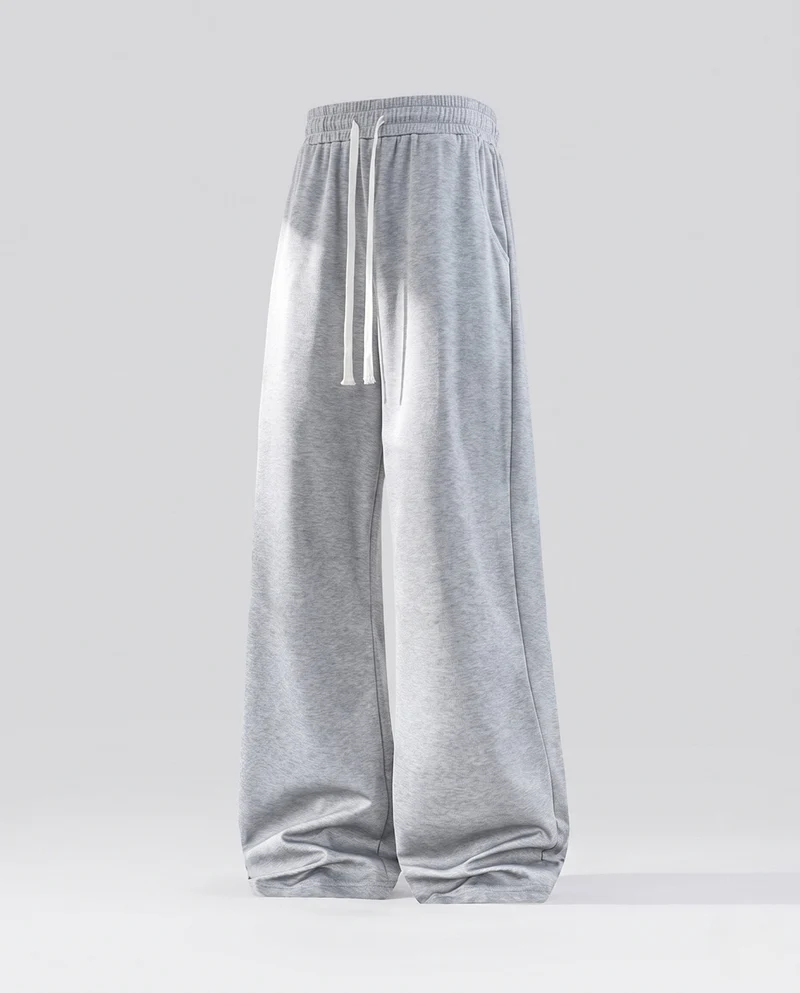 Herren Weite Baggy-Sweatpants mit Gummibund und Kordelzug Nord Taschen