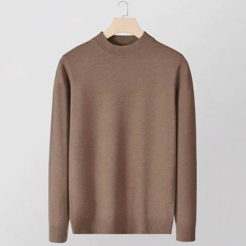 Damen Feinstrick-Stehkragenpullover aus Baumwollmix mit gerippten Bündchen Nord Taschen